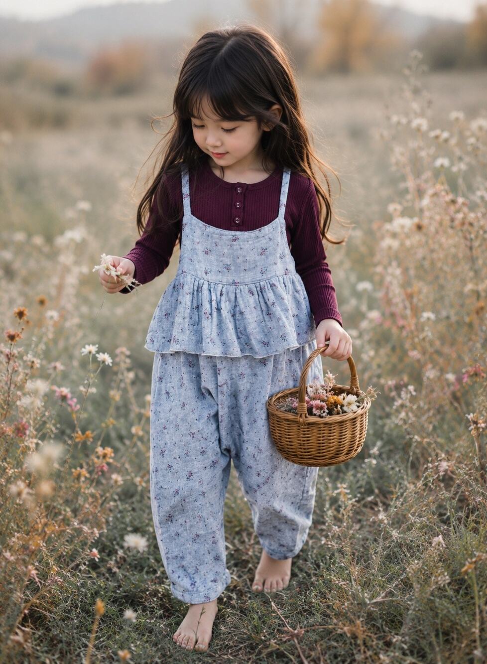Jamie Kay Ribbed Top + Carly Megan Flounce Floral Romper Playsuit 4T